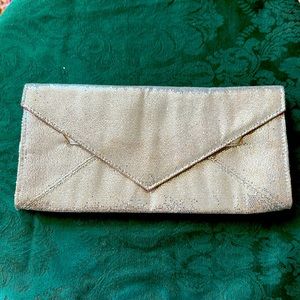 Victoria’s Secret Sparkly Silver Metallic Clutch (bundle only)